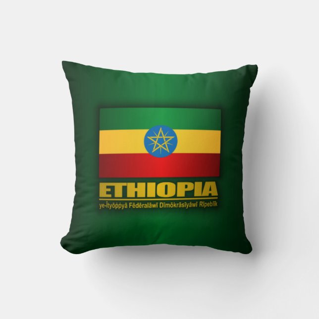 Flag of Ethiopia Cushion (Front)