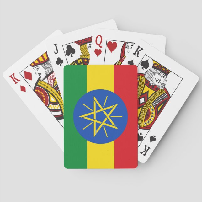 Flag of Ethiopia Playing Cards (Back)