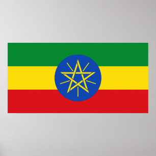 Flag of Ethiopia Poster