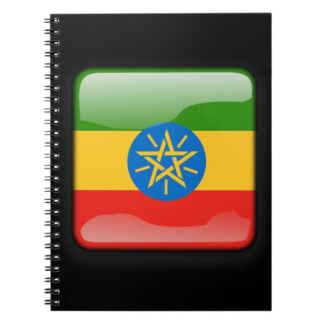 Flag of Ethiopia Spiral Notebook (Front)