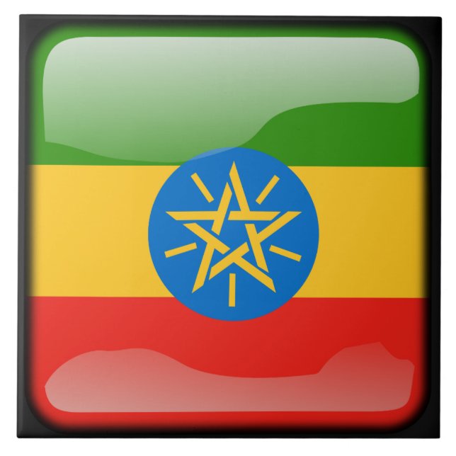 Flag of Ethiopia Tile (Front)