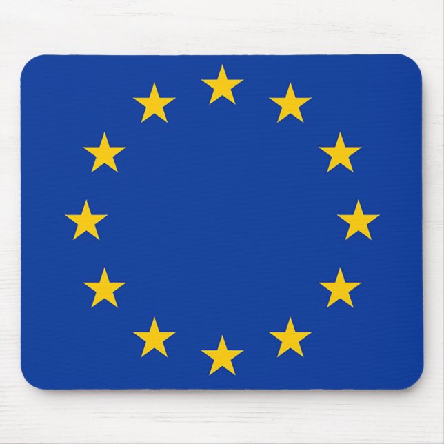 Flag of Europe, European Flag Mouse Pad (Front)