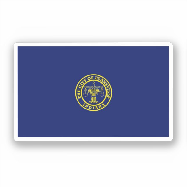 Flag of Evansville, Indiana (Front)