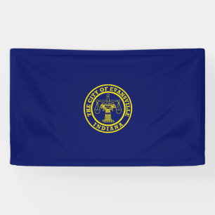 Flag of Evansville (Indiana) Banner