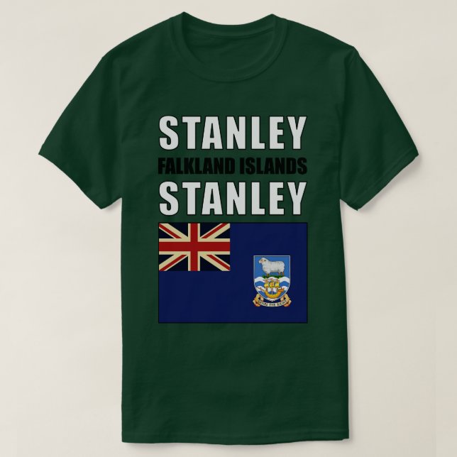 Flag of Falkland Islands T-Shirt (Design Front)