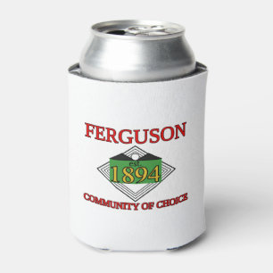 Flag of Ferguson, Missouri Can Cooler