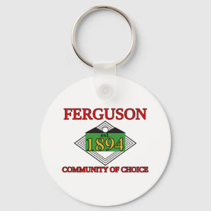 Flag of Ferguson, Missouri Key Ring