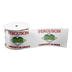 Flag of Ferguson, Missouri Satin Ribbon