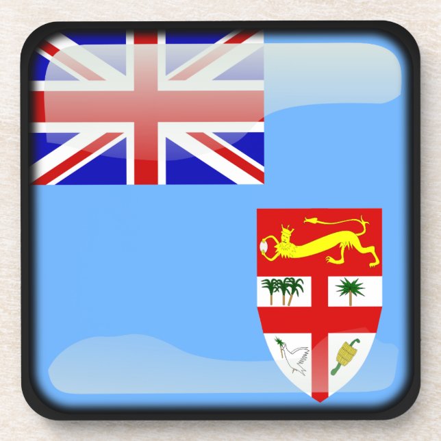 Flag of Fiji Coaster (Front)