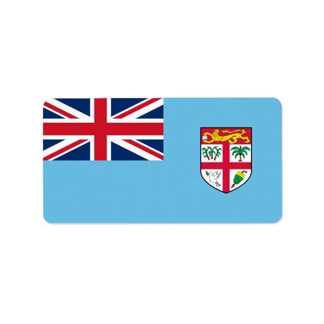 Flag of Fiji Labels (Front)