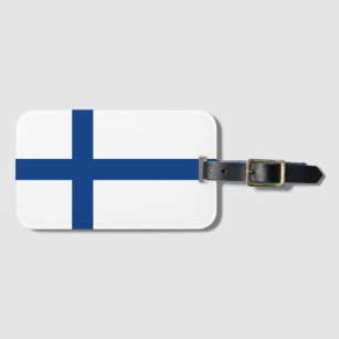 Flag of Finland Luggage Tag
