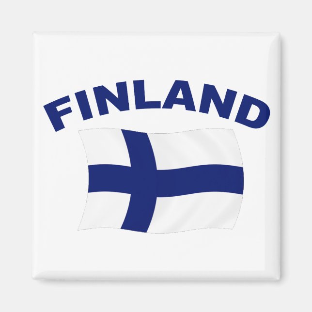 Flag of Finland Magnet (Front)