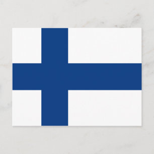 Flag of Finland Postcard