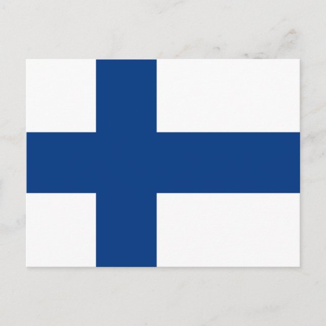Flag of Finland Postcard (Front)