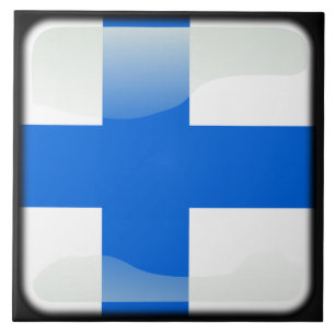 Flag of Finland Tile