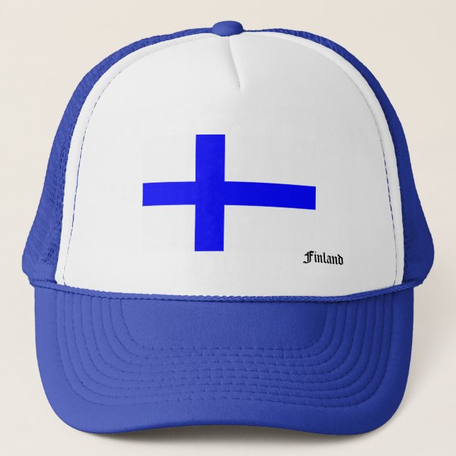 Flag of Finland Trucker Hat (Front)