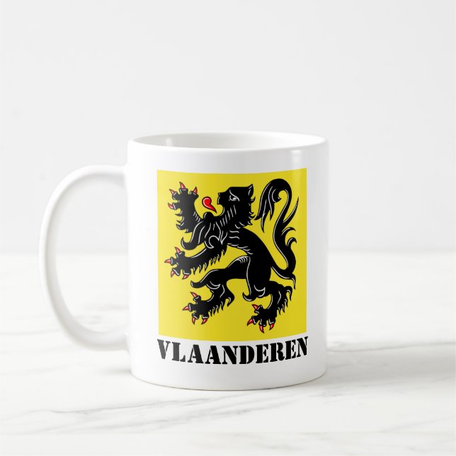 Flag of Flanders Coffee Mug (Left)