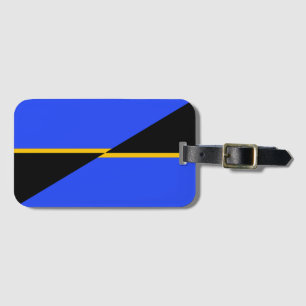 Flag of Folsom, California Luggage Tag