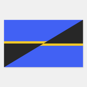 Flag of Folsom, California Rectangular Sticker