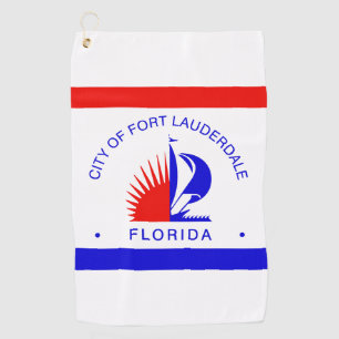 Flag of Fort Lauderdale, Florida Golf Towel