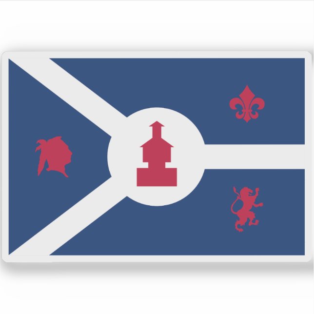 Flag of Fort Wayne, Indiana, USA (Front)