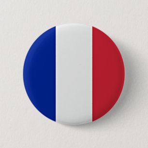 Flag of France 6 Cm Round Badge