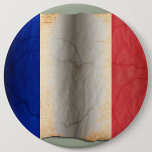Flag of France 6 Cm Round Badge