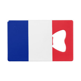 Flag of France Credit Card Bottle Opener