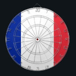Flag of France Dartboard<br><div class="desc">Flag of France -  Tricolour of blue,  white,  and red.</div>