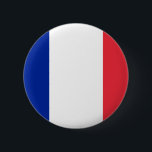 Flag of France; French Flag, Drapeau de la France 6 Cm Round Badge<br><div class="desc">Le drapeau de la France, drapeau tricolore bleu, blanc, rouge, également appelé « drapeau ou pavillon tricolore », est l’emblème national de la République française. The national flag of France is a tricolour flag featuring three vertical bands coloured blue, white, and red. It is known as the French Tricolour or...</div>