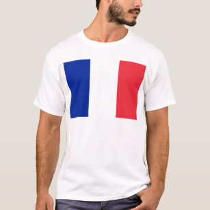 Flag of France; French Flag, Drapeau de la France T-Shirt