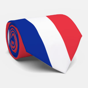 Flag of France; French Flag, Drapeau de la France Tie