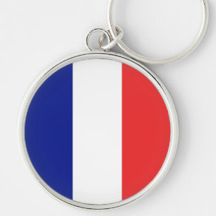 Flag of France French Tricolore Key Ring