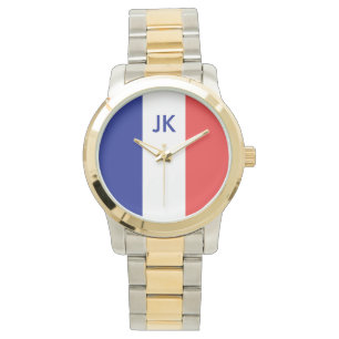 Flag of France French Tricolore Watch