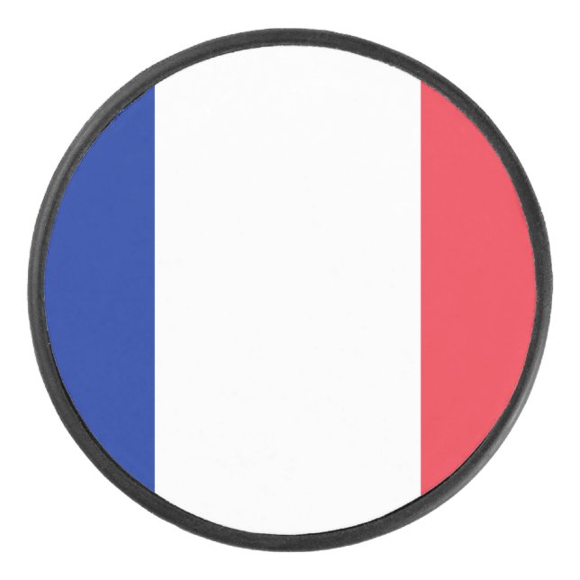 Flag of France Hockey Puck (Front)