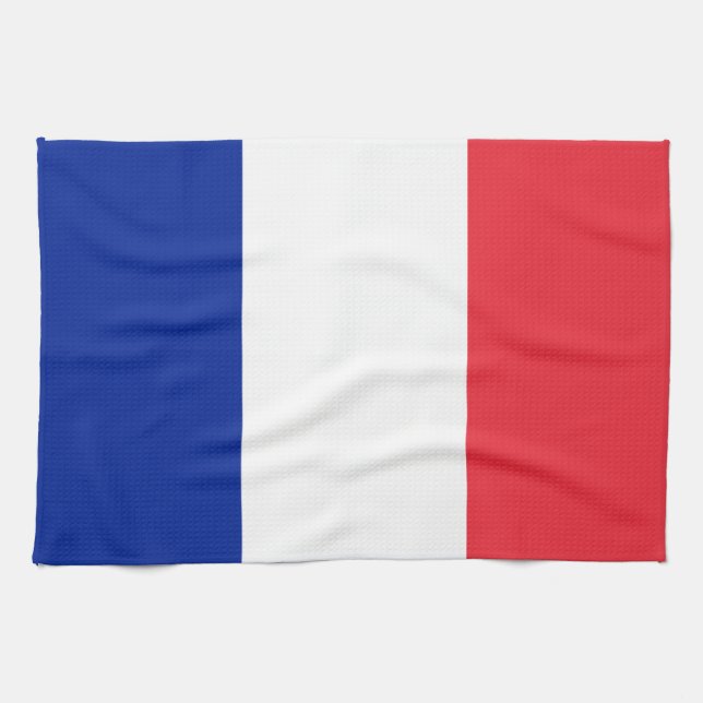 Flag of France Kitchen Towel (Horizontal)