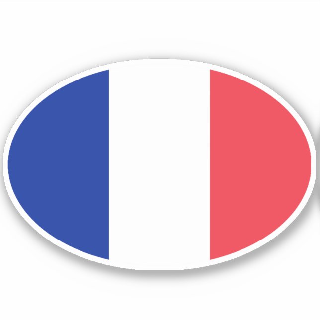 Flag of France Oval (Front)