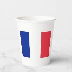 Flag of France Paper Cups