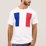 Flag of France T-Shirt<br><div class="desc">Flag of France -  Tricolour of blue,  white,  and red.</div>