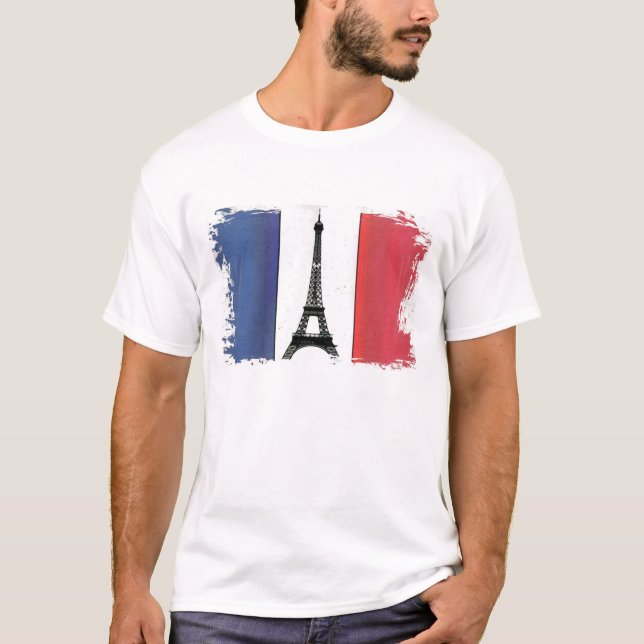 Flag of France T-Shirt (Front)