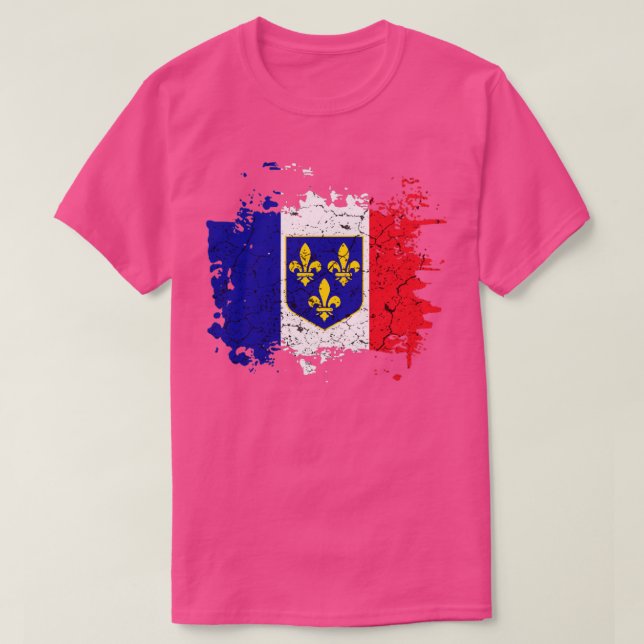 Flag of France T-Shirt (Design Front)