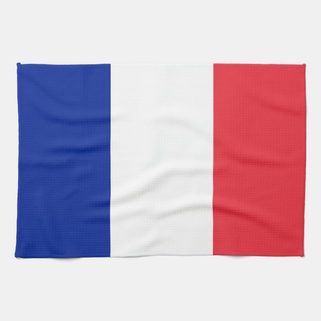 Flag of France Tea Towel (Horizontal)