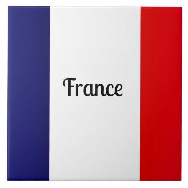 Flag of France Tile (Front)