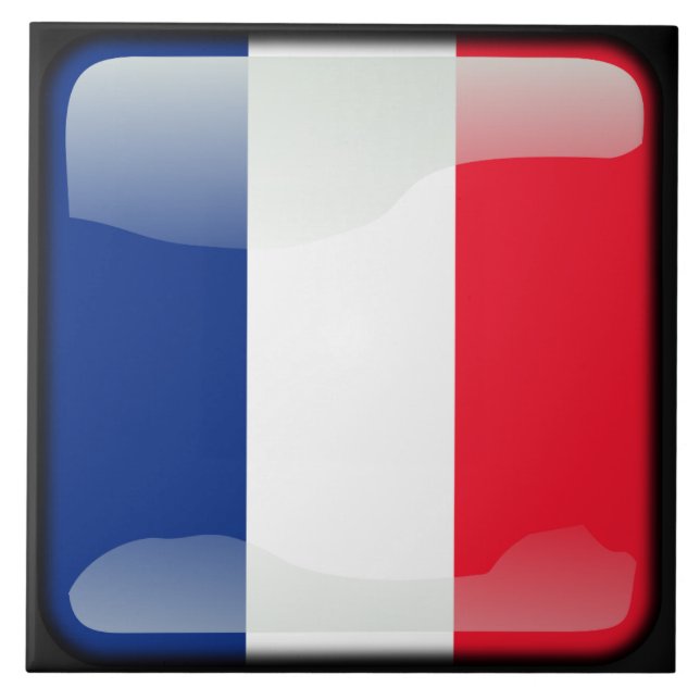 Flag of France Tile (Front)