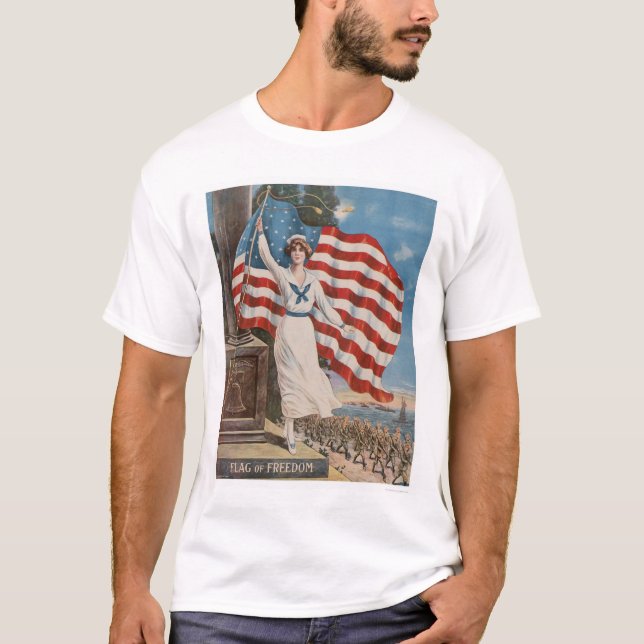 Flag of Freedom T-Shirt (Front)