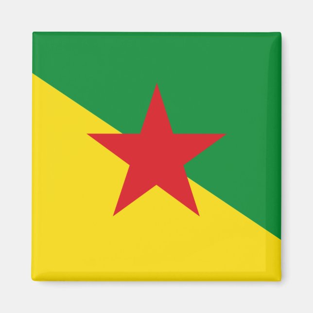 Flag of French Guiana Magnet (Front)