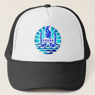 Flag of French Polynesia (blue) Trucker Hat