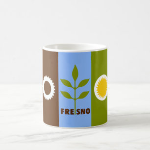 Flag of Fresno (California) Coffee Mug