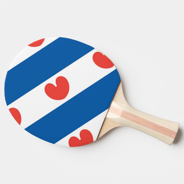 Flag of Friesland Ping Pong Paddle (Side)