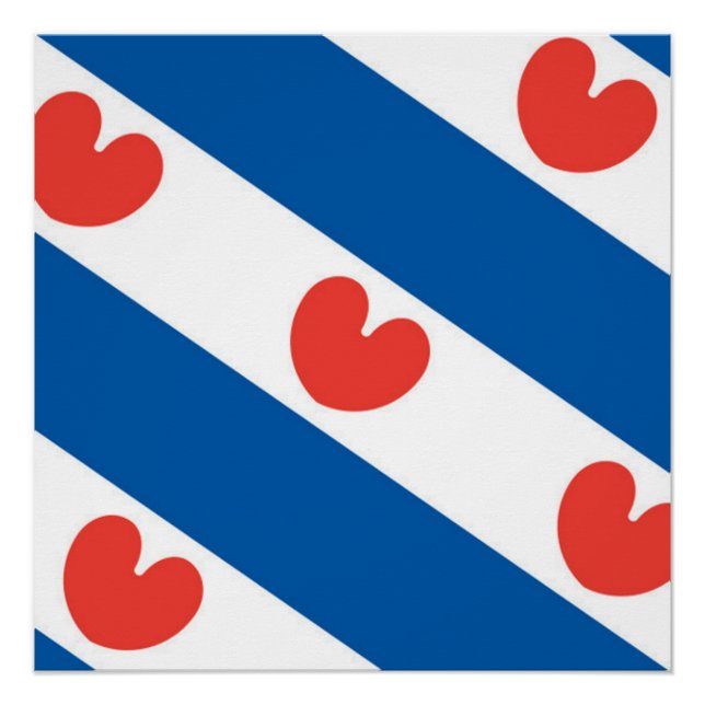Flag of Friesland Poster (Front)